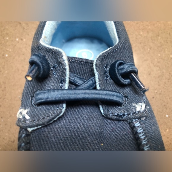 Cat & Jack boys briar slip-on blue sneakers, size 6 - Picture 8 of 9